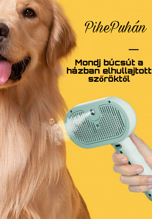 PihePuhán-Szórófejes kefe állatszőr eltávolításához